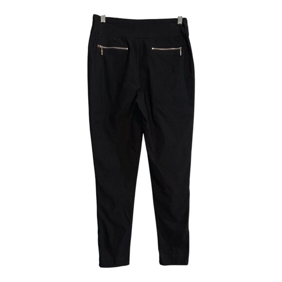 Mishca Size 4 Black Flat Front Zipper Ankle 2-Pocket Women's Pants - Picture 3 of 8